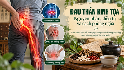 Đau thần kinh tọa: Nguyên nhân, triệu chứng và cách điều trị